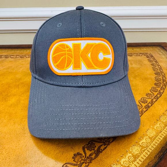 NBA OKC Hoops Oklahoma City Thunder Basketball Snapback Hat NEW - Picture 1 of 8
